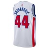 NBA Detroit Pistons Trikot Bojan Bogdanovic 44 Nike 2022-23 Association Edition Weiß Swingman - Herren